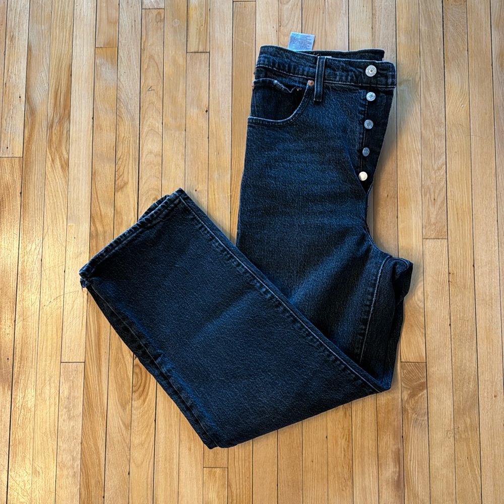 Levi’s ribcage straight ankle jeans